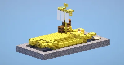 Bamboo Raft — Minecraft Build by LeonisBuilds