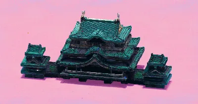 Blue Japanese Castle — Minecraft Build by EasternRealms