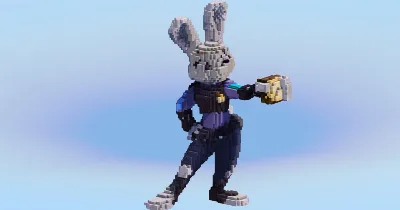 Judy Hopps — Minecraft Build by LeonisBuilds