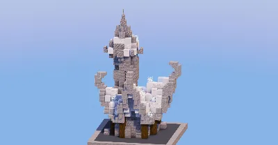 Sky Medieval Fantasy House 2 — Minecraft Build by LeonisBuilds