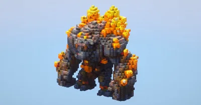 Fire Golem‎ — Minecraft Build by LeonisBuilds