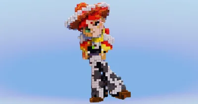 Jessie from Disney Toy Story — Minecraft Build by LeonisBuilds