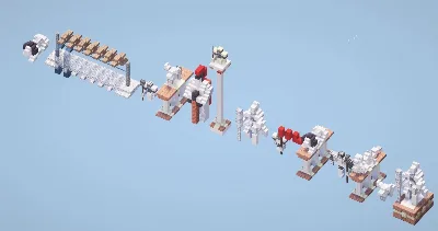 Quartz statues pack — Minecraft Build by LeonisBuilds