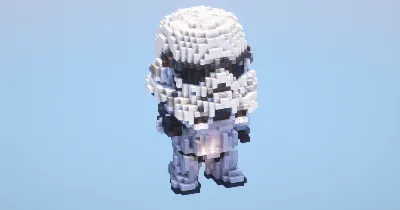 Stormtrooper from Star Wars — Minecraft Build by LeonisBuilds