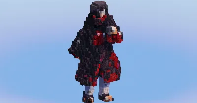 Itachi from Naruto — Minecraft Build by LeonisBuilds