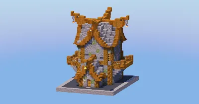 Stone Medieval House 10 — Minecraft Build by LeonisBuilds