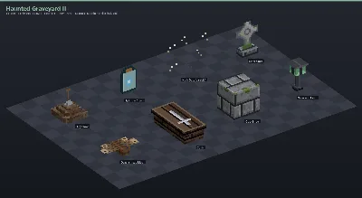 Haunted Graveyard II Asset Download [Java + Bedrock + Blockbench]