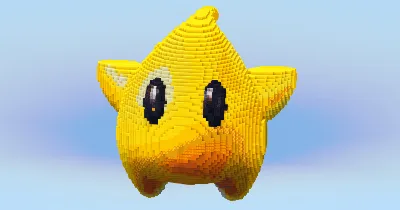 Luma from Super Mario — Minecraft Build by LeonisBuilds