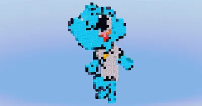 Nicole from The Amazing World of Gumball — Minecraft Build by LeonisBuilds
