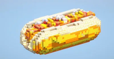 Hot Dog Small — Minecraft Build by LeonisBuilds