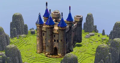 Tall Medieval Castle — Minecraft Build by StrongholdStudios