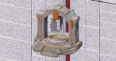 Green Portal Stone Arch — Minecraft Build by TheBibleOfBuilding