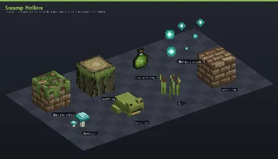 Swamp Hollow Asset [Java + Bedrock + Blockbench] — Minecraft Resource Pack by ScorpionTeam