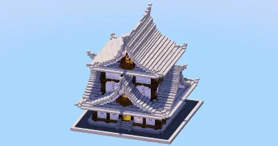 Japanese Temple Gray Version — Minecraft Build by LeonisBuilds