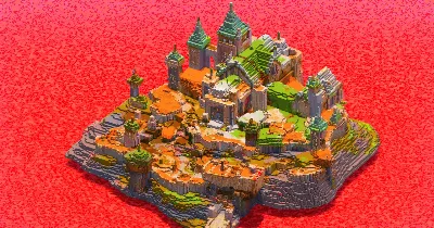 Fantasy Town — Minecraft Build by ImpossibleBuilds