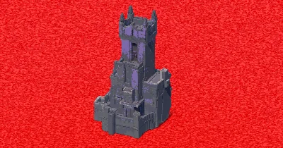 Gothic Tower Snow — Minecraft Build by ImpossibleBuilds