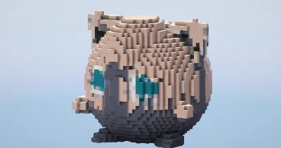 Jigglypuff from Pokemon — Minecraft Build by LeonisBuilds