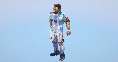Messi small‎ — Minecraft Build by LeonisBuilds