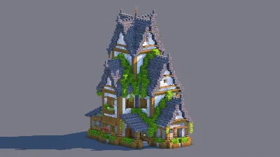Medieval House – Fully Decorated Interior | Download — Minecraft Build by RaekonBuilds