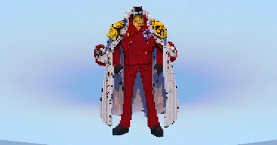 Akainu — Minecraft Build by LeonisBuilds