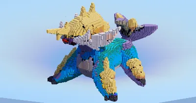 Samurott — Minecraft Build by LeonisBuilds