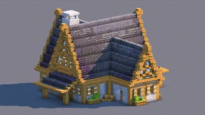 Minecraft Medieval House | Fully Decorated Interior | Survival House Download | Deepslate Edition — Minecraft Build by RaekonBuilds