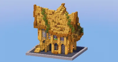 Oak Medieval Tavern — Minecraft Build by LeonisBuilds