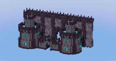 Dark Castle Entrance — Minecraft Build by LeonisBuilds