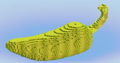 Green Chili Vegetable — Minecraft Build by LeonisBuilds