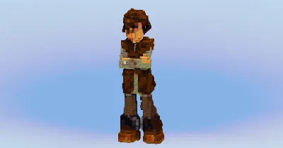Hiccup from How To Train Your Dragon — Minecraft Build by LeonisBuilds