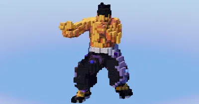 Aoi Todo from Jujutsu Kaizen — Minecraft Build by LeonisBuilds
