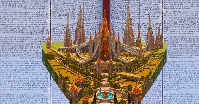Fantasy City — Minecraft Build by TheBibleOfBuilding