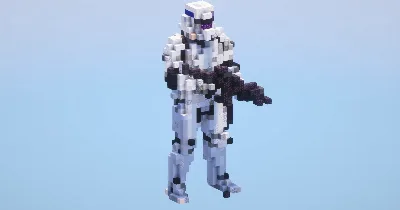 Stormtrooper from Star Wars — Minecraft Build by LeonisBuilds