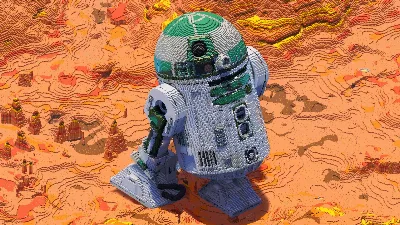 R2-N3 — Minecraft Build by StarWarsCreations