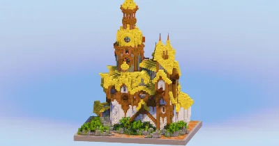 Fantasy mansion — Minecraft Build by LeonisBuilds