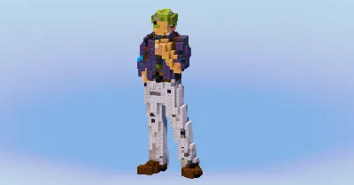 Kento Nanami from Jujutsu Kaizen — Minecraft Build by LeonisBuilds