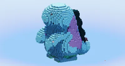 Quagsire from Pokemon — Minecraft Build by LeonisBuilds