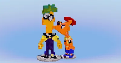 Phineas and Ferb from Phineas and Ferb — Minecraft Build by LeonisBuilds