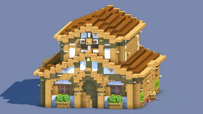 Cozy Rustic Storage House | Fully Furnished Flora Chest Room — Minecraft Build by RaekonBuilds