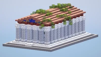 Greek Temple — Minecraft Build by LeonisBuilds
