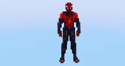Miles Morales — Minecraft Build by LeonisBuilds