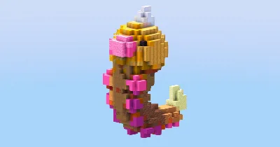 Weedle from Pokemon — Minecraft Build by LeonisBuilds
