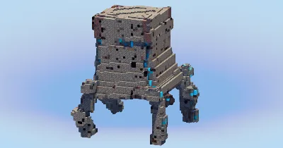 Stakataka from Pokemon — Minecraft Build by LeonisBuilds