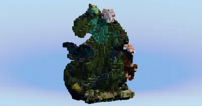 Voldemort from Harry Potter — Minecraft Build by LeonisBuilds