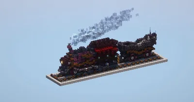 Steam Train — Minecraft Build by LeonisBuilds