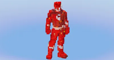 The Flash from DC Comics — Minecraft Build by LeonisBuilds