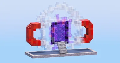 Magnet Shaped Nether Portal — Minecraft Build by LeonisBuilds