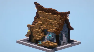 Medieval Fisherman House — Minecraft Build by LeonisBuilds