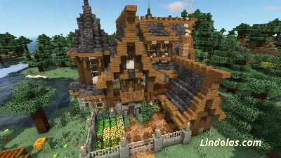 Medieval Survival House #4 (Java/Bedrock) — Minecraft Build by Lindolas
