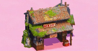 Asian Street Food Stall — Minecraft Build by EasternRealms